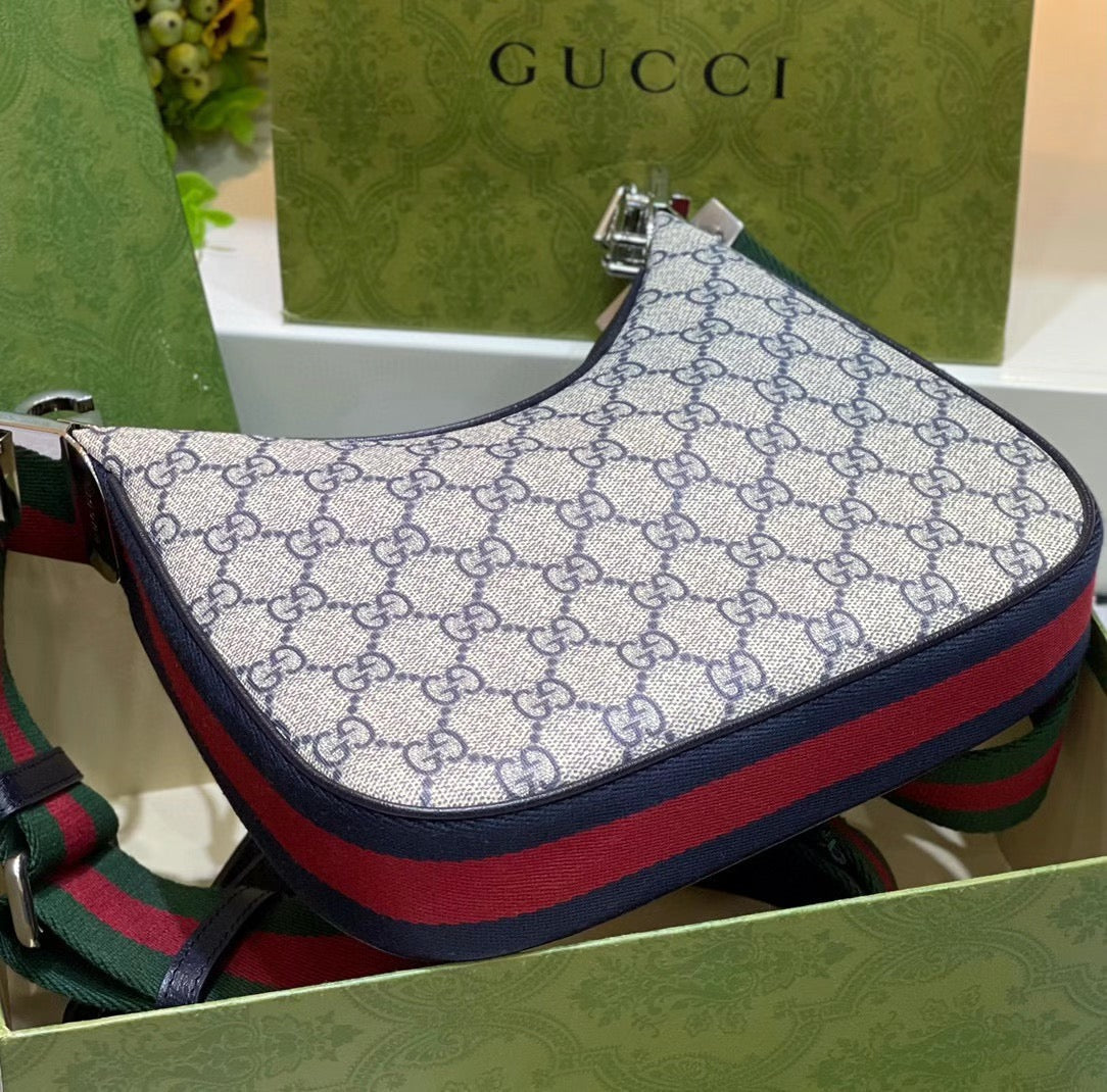 G-Classic Crossbag with Green Strap