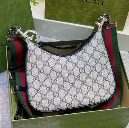 G-Classic Crossbag with Green Strap