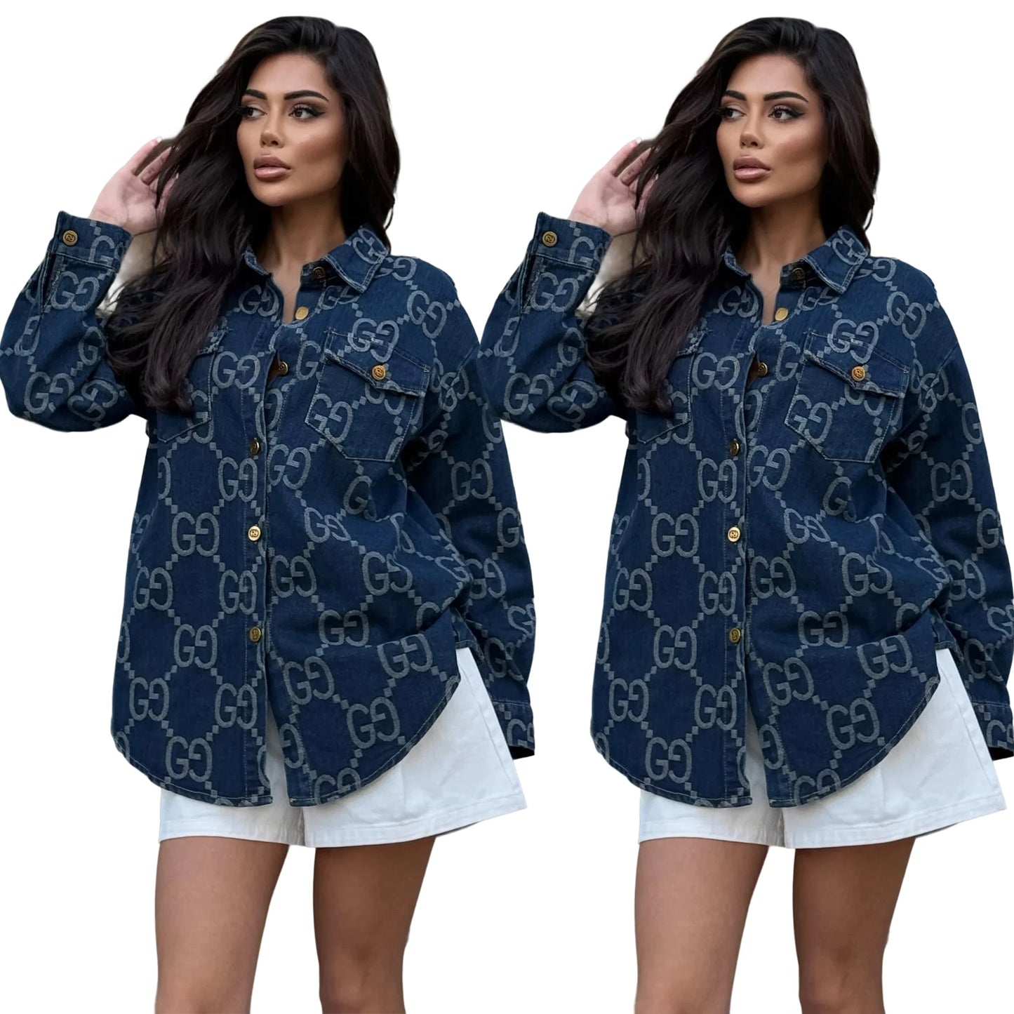 G-Fashion Printed Shirt(J2935)