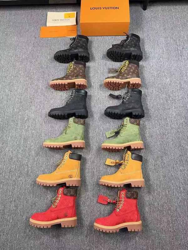 L- Red Hightop Boots