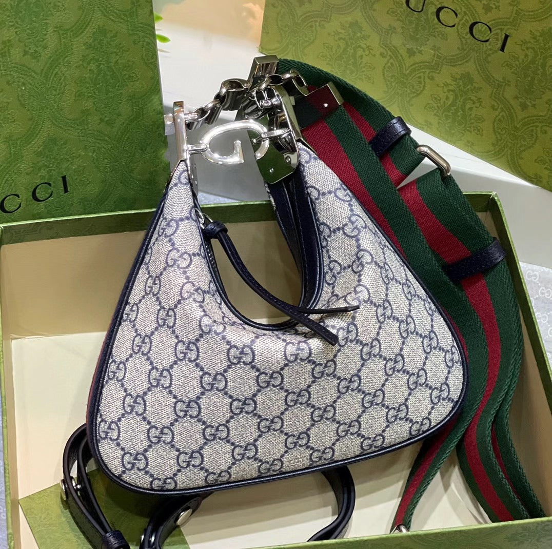 G-Classic Crossbag with Green Strap