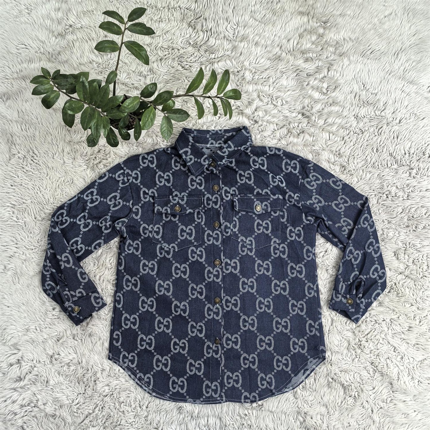 G-Fashion Printed Shirt(J2935)