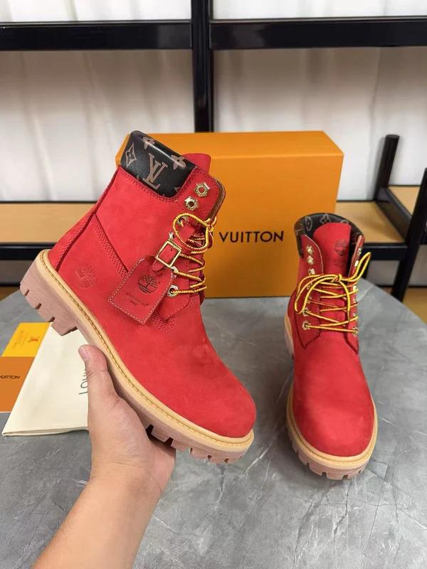L- Red Hightop Boots