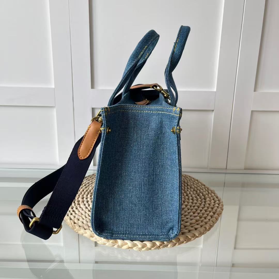C-Denim Bag with Cherry Charms(KC213)