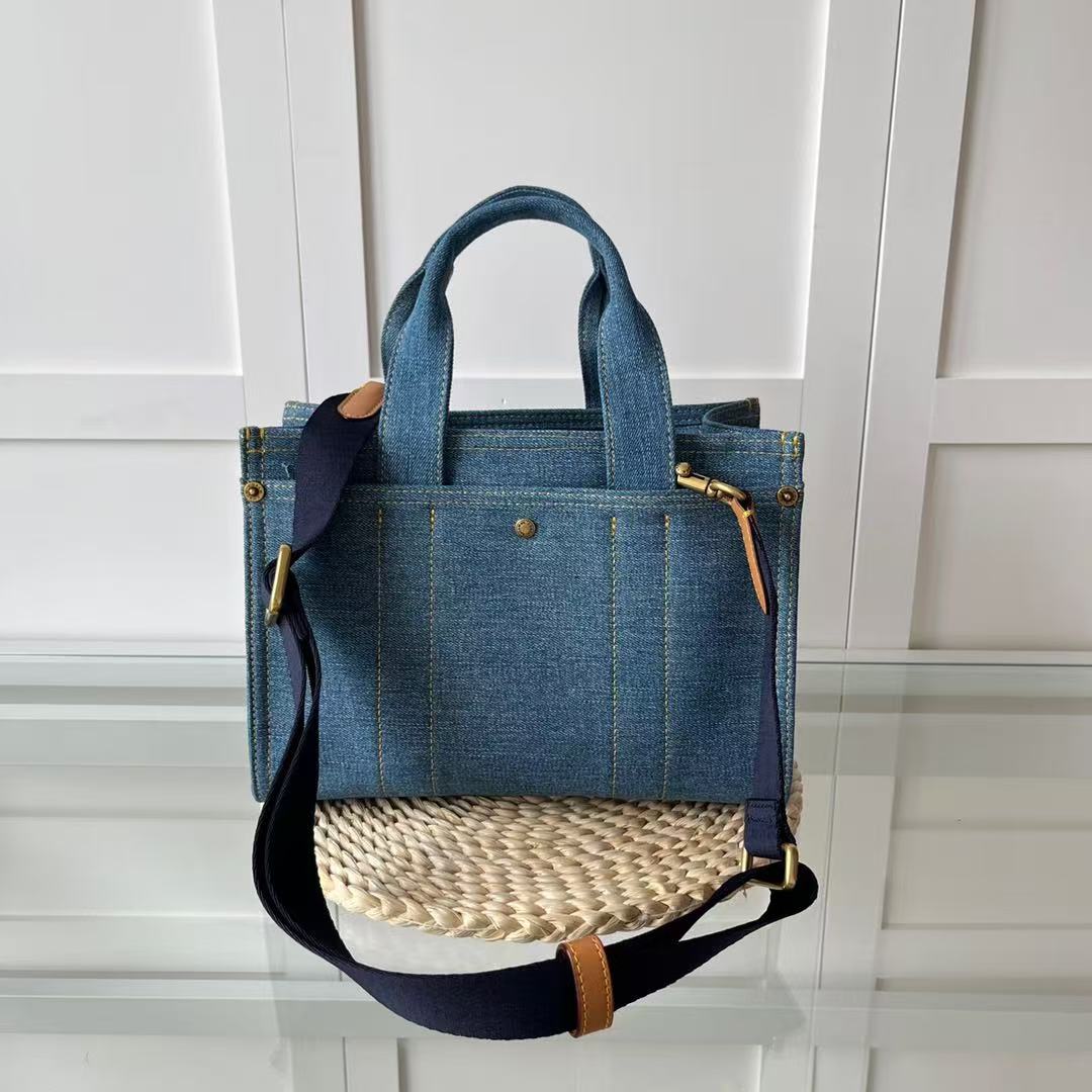C-Denim Bag with Cherry Charms(KC213)
