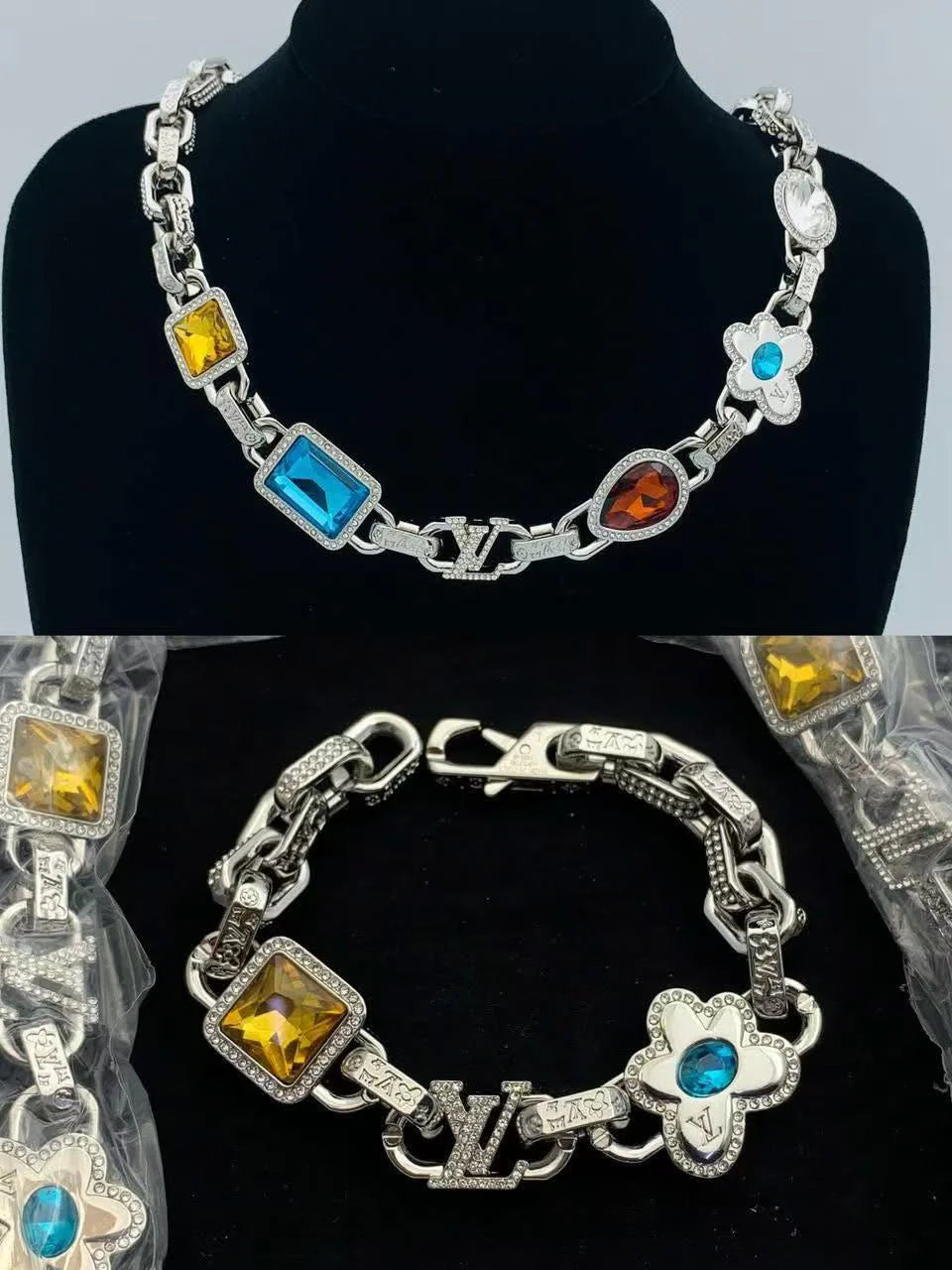 L-Necklace&Bracelet(DEL929)