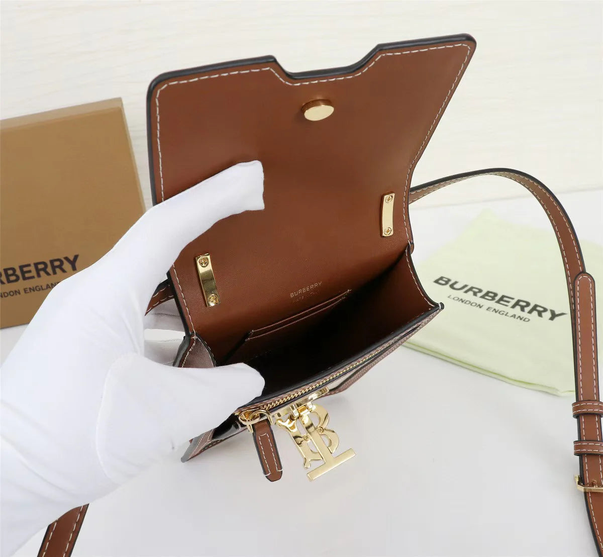 N-Brown Shoe & Bag Set