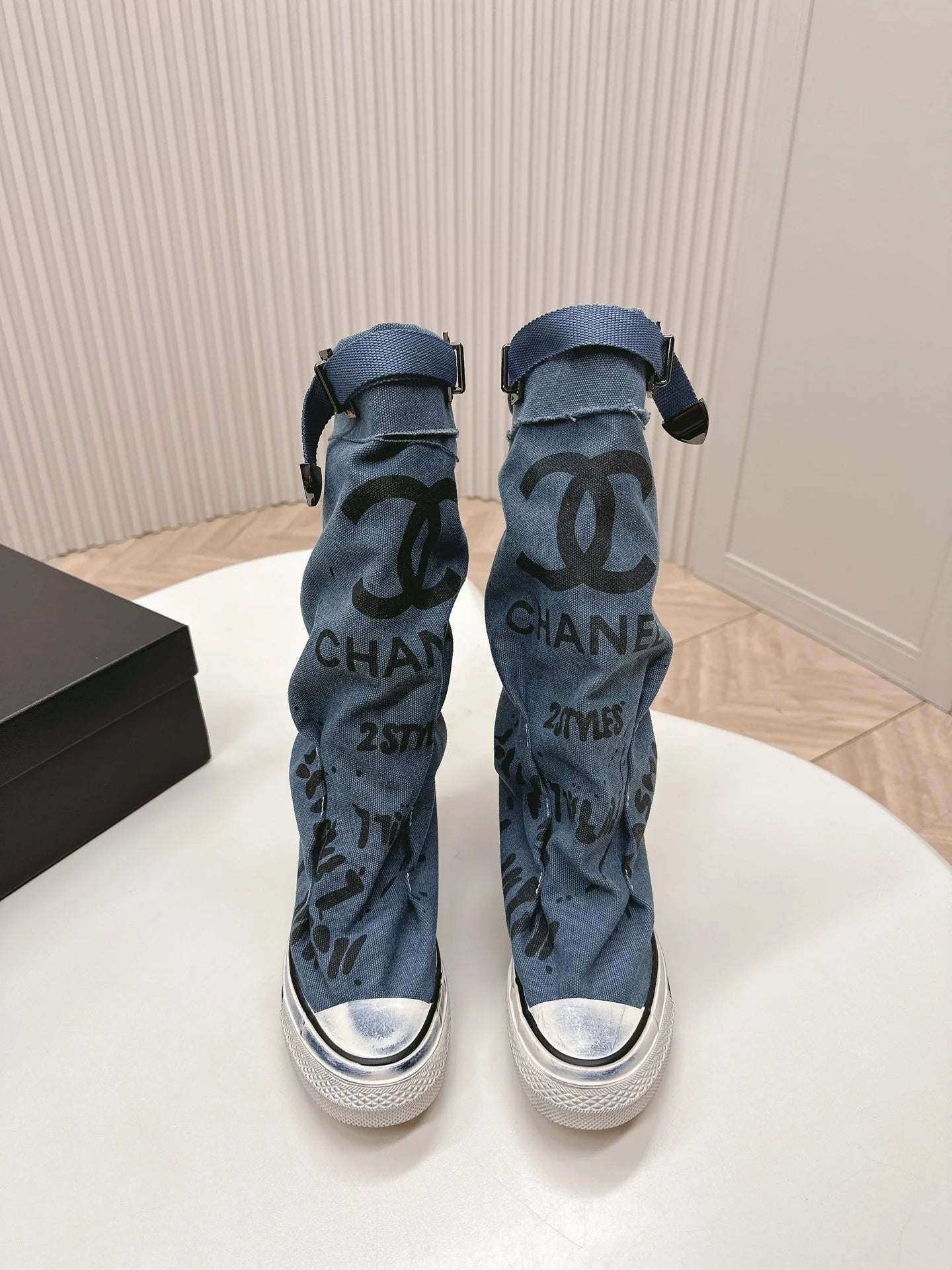 C-Long Canvas Boots(DP3927)