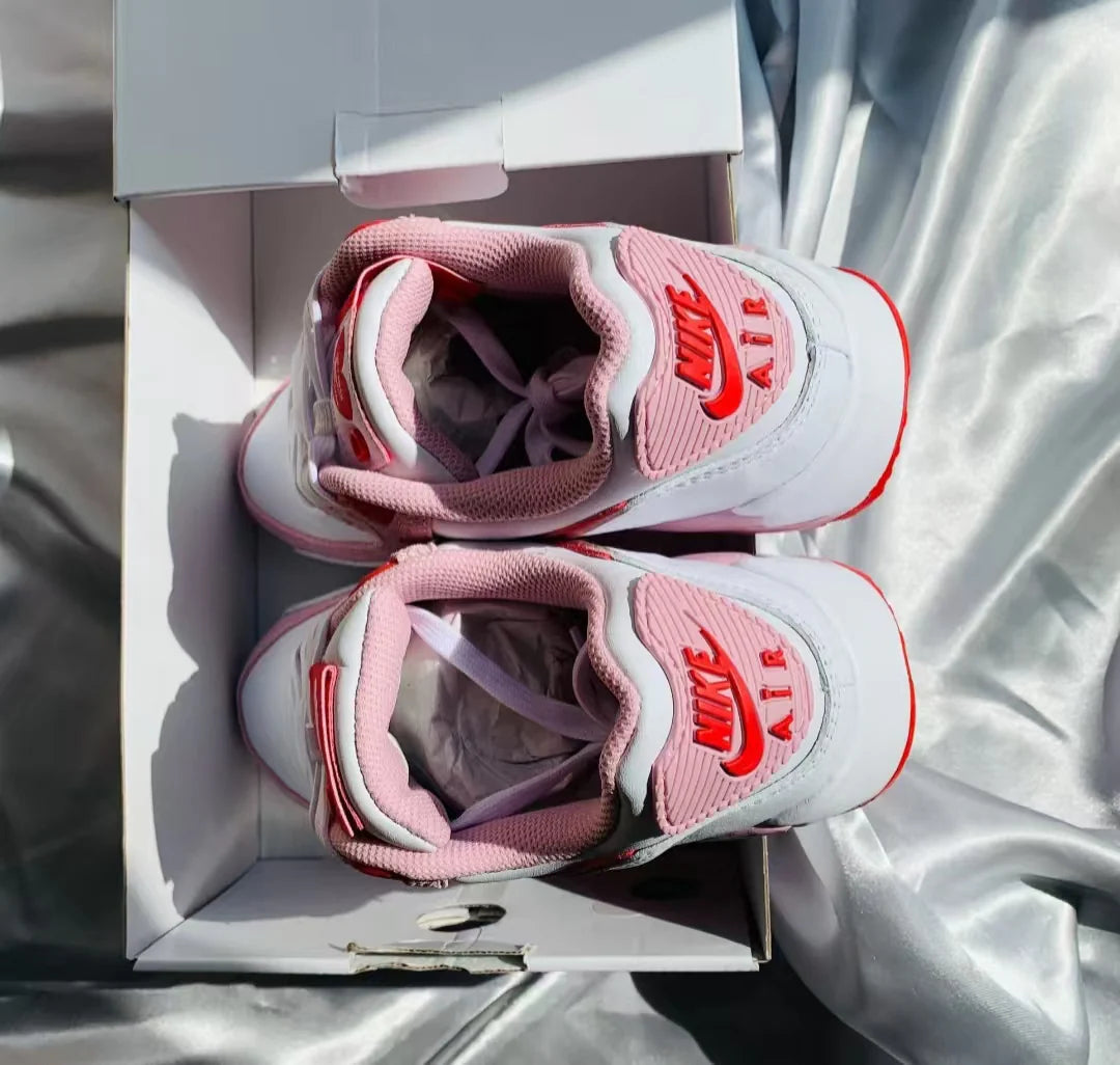 Red And White Shoes & Bag Set(25366)