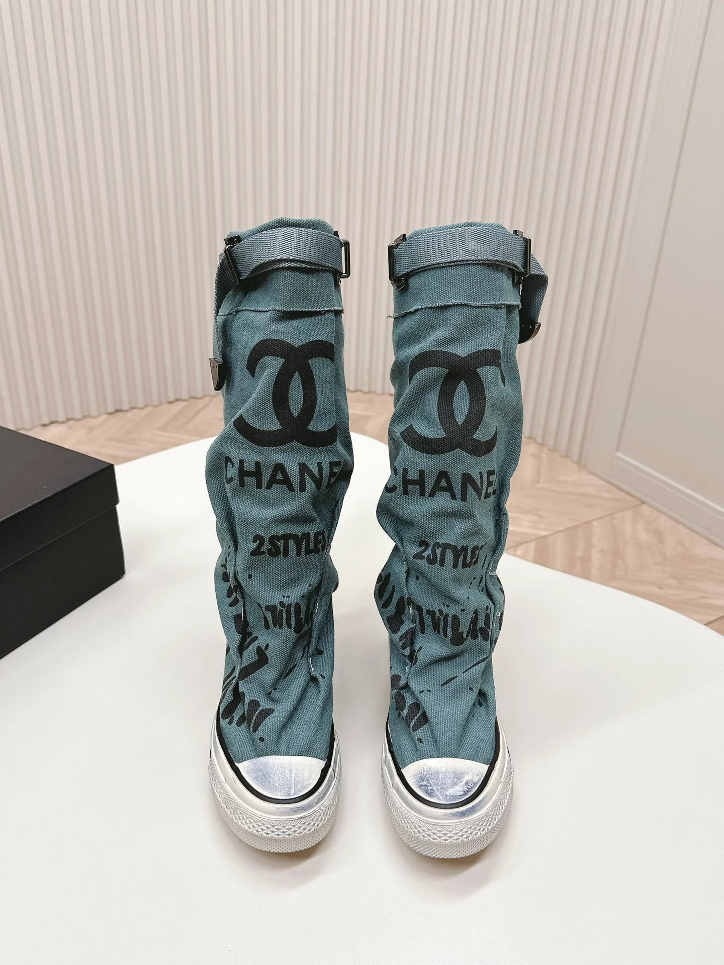 C-Long Canvas Boots(DP3927)