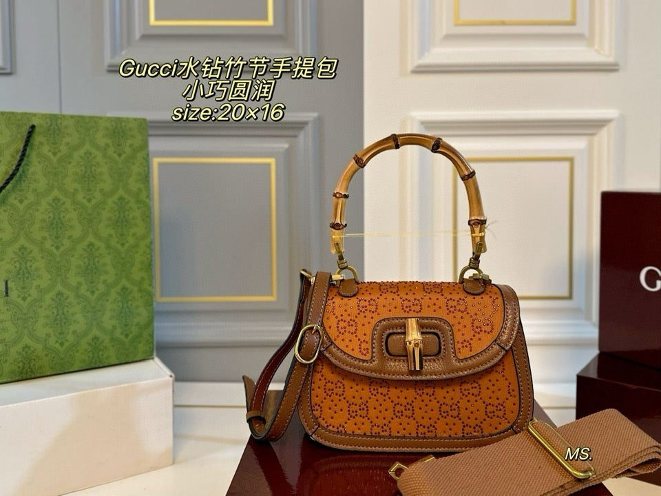 G- Cognac Crossbody