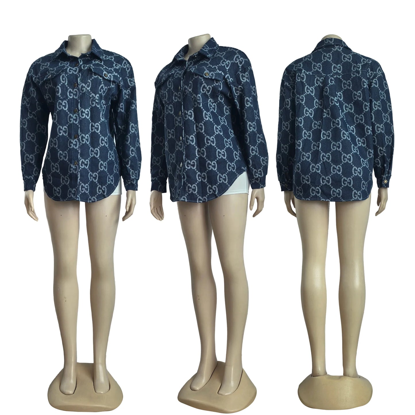G-Fashion Printed Shirt(J2935)