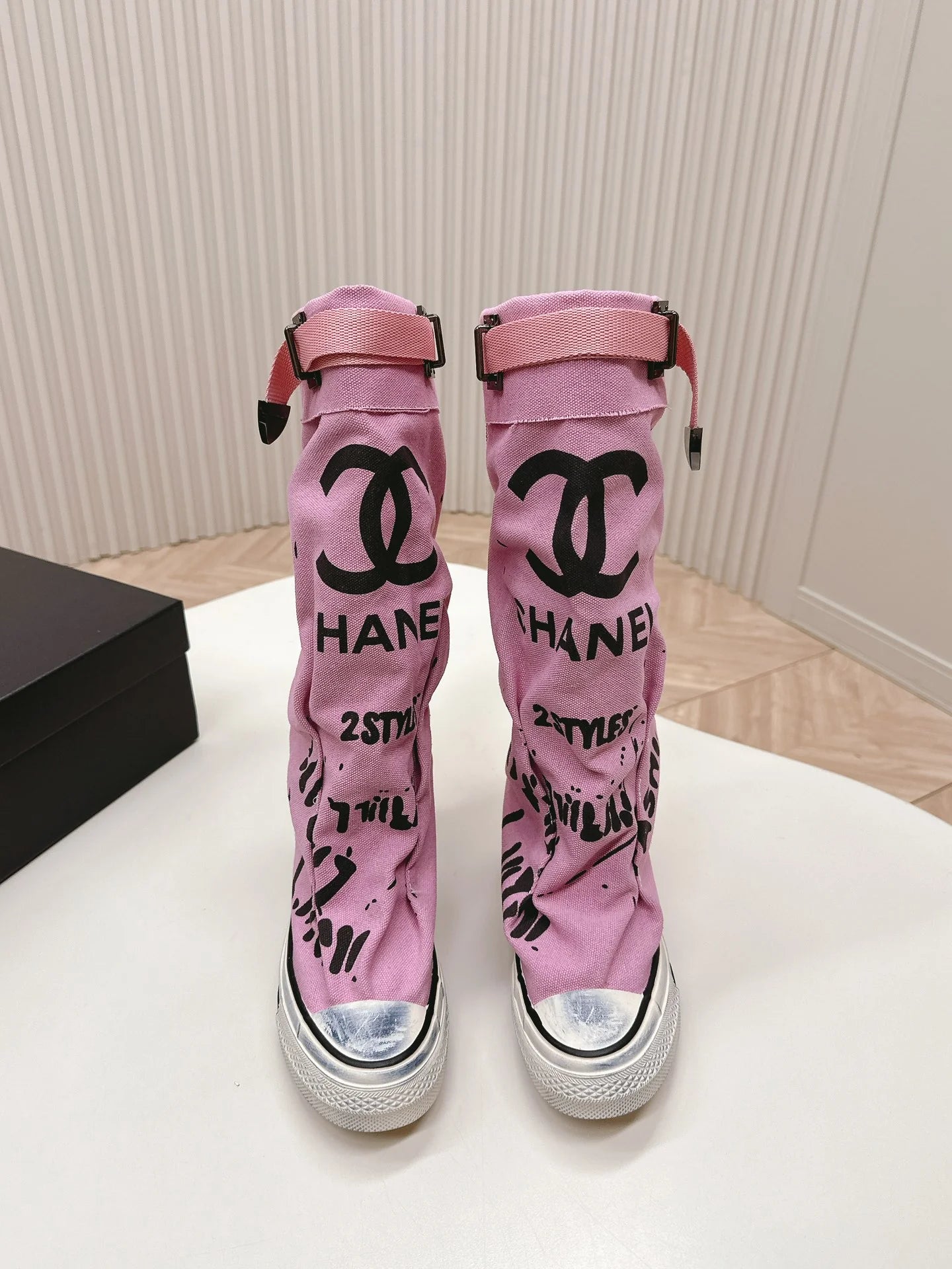 C-Long Canvas Boots(DP3927)