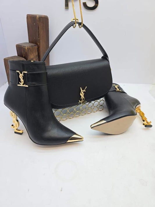 Y- Black Heel Set