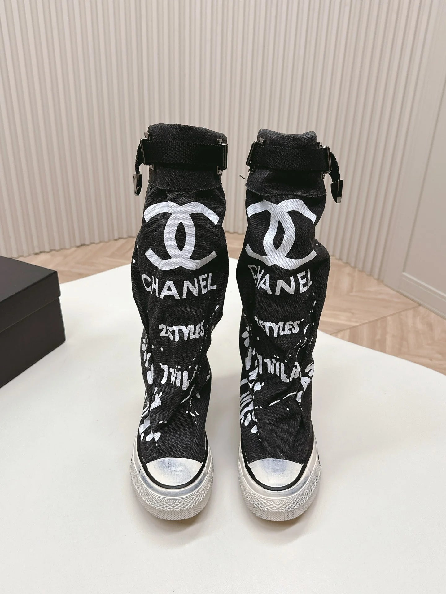 C-Long Canvas Boots(DP3927)