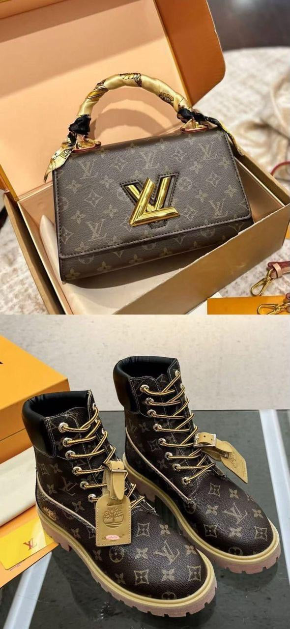 L- Midtop Boot & Purse