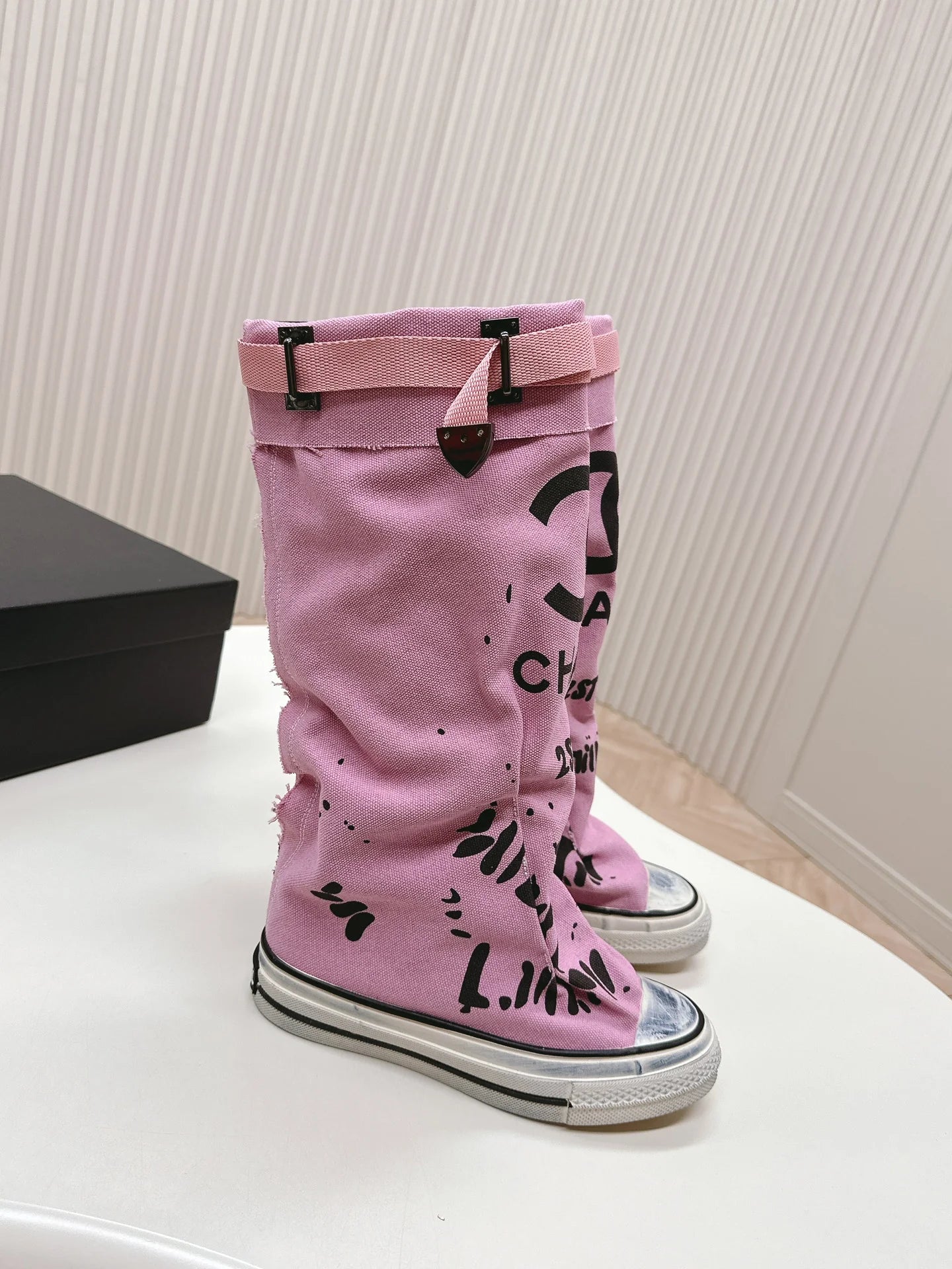 C-Long Canvas Boots(DP3927)