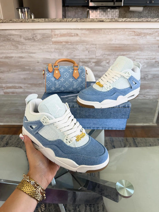 Small Pillow Bag and Light Blue Sneakers(MZHY2516)