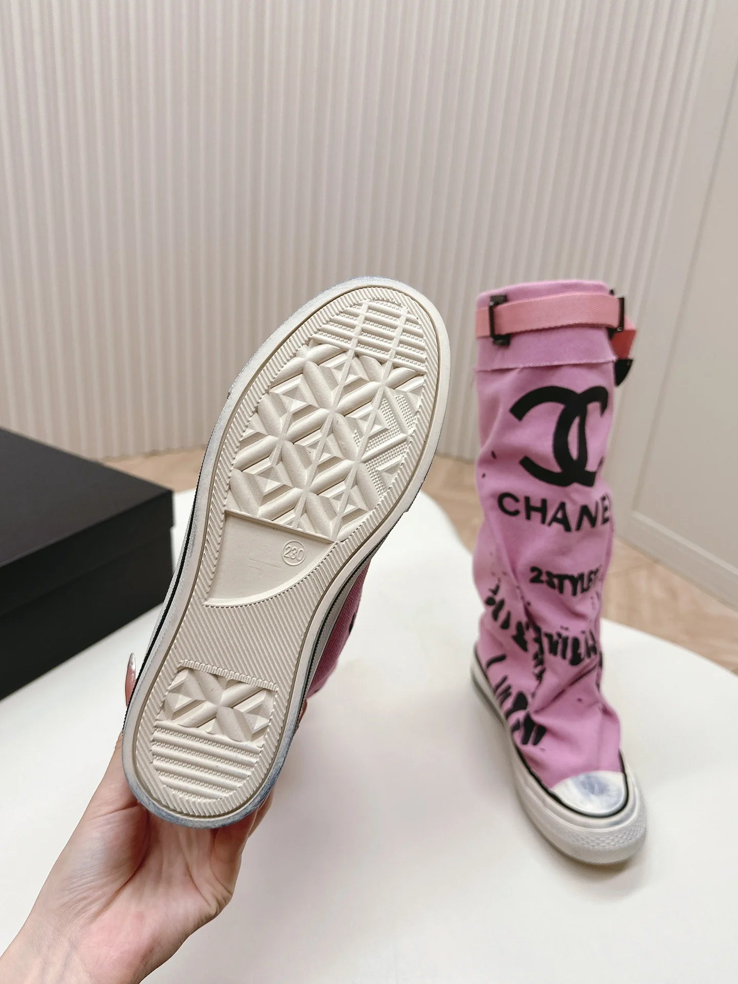 C-Long Canvas Boots(DP3927)