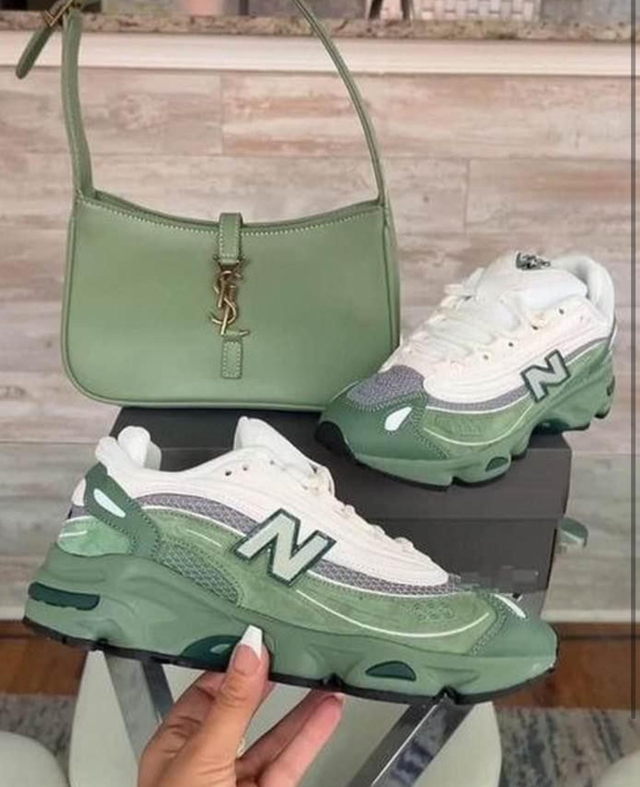 N-GREEN SHOES & BAG SET