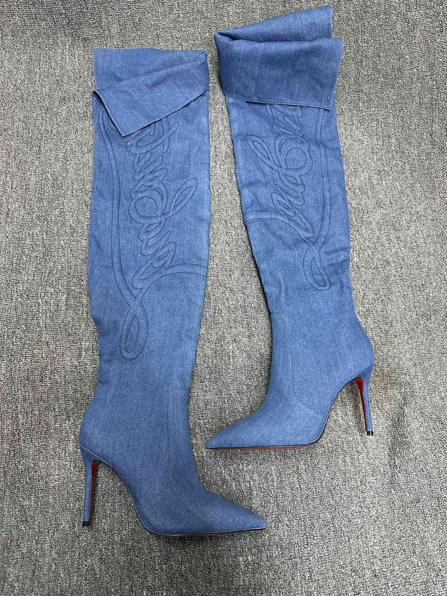 CL-Heel Blue Boots (CL1231)