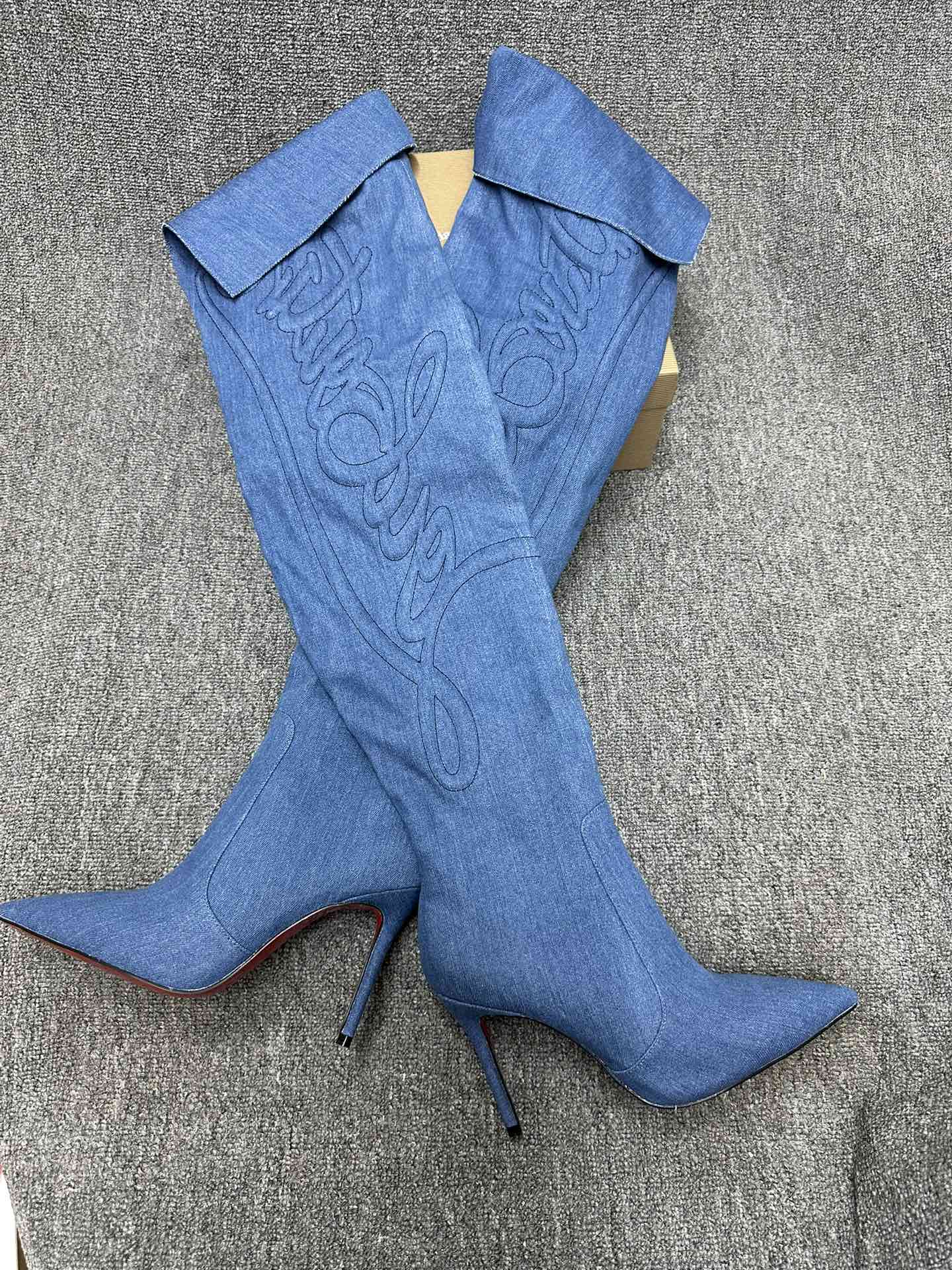 CL-Heel Blue Boots (CL1231)